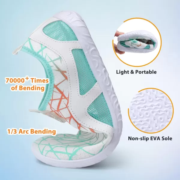 LeIsfIt Womens Mens Water Shoes Barefoot Quick-Dry Aqua Socks Slip-on Swim Beach Shoes for Surf Pool River Yoga