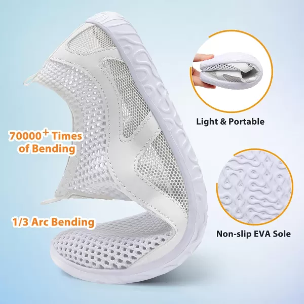 LeIsfIt Womens Mens Water Shoes Barefoot Quick-Dry Aqua Socks Slip-on Swim Beach Shoes for Surf Pool River Yoga