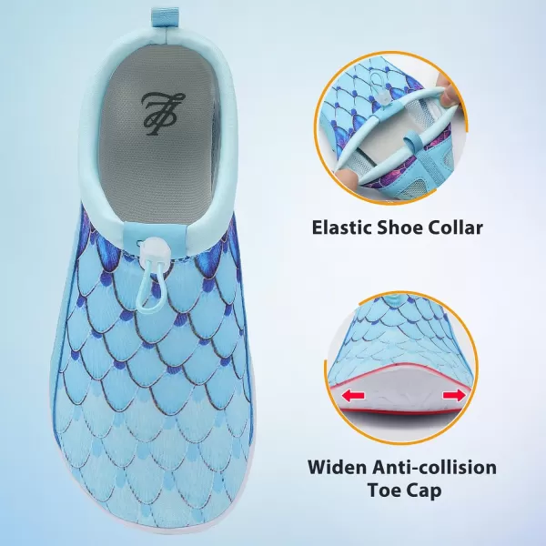 LeIsfIt Womens Mens Water Shoes Barefoot Quick-Dry Aqua Socks Slip-on Swim Beach Shoes for Surf Pool River Yoga