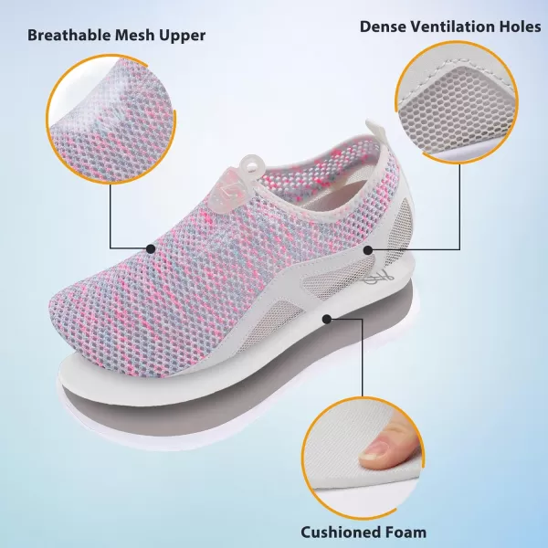 LeIsfIt Womens Mens Water Shoes Barefoot Quick-Dry Aqua Socks Slip-on Swim Beach Shoes for Surf Pool River Yoga