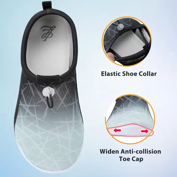 LeIsfIt Womens Mens Water Shoes Barefoot Quick-Dry Aqua Socks Slip-on Swim Beach Shoes for Surf Pool River Yoga