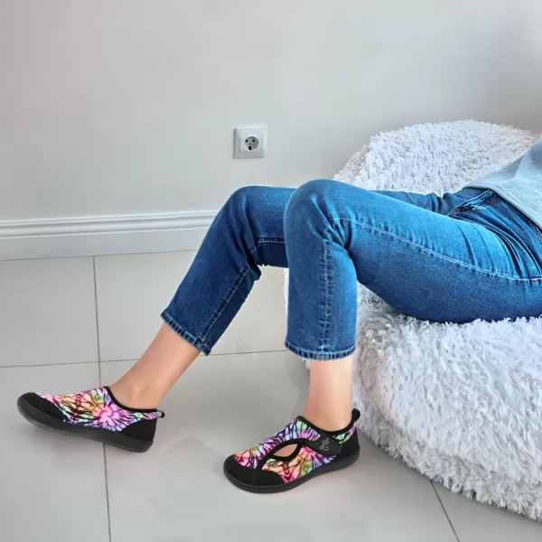 LeIsfIt Womens Slippers Wide Diabetic Shoes Adjustable Walking Shoes Arthritis Edema House Shoes Indoor Outdoor Slippers
