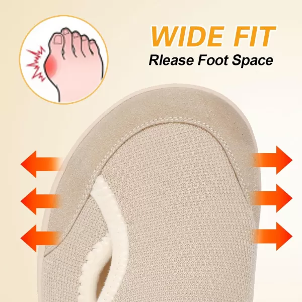 LeIsfIt Womens Slippers Wide Diabetic Shoes Adjustable Walking Shoes Arthritis Edema House Shoes Indoor Outdoor Slippers