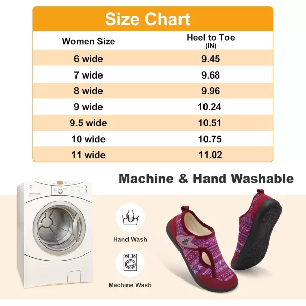 LeIsfIt Womens Slippers Wide Diabetic Shoes Adjustable Walking Shoes Arthritis Edema House Shoes Indoor Outdoor Slippers