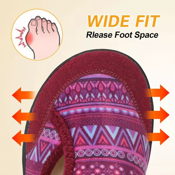 LeIsfIt Womens Slippers Wide Diabetic Shoes Adjustable Walking Shoes Arthritis Edema House Shoes Indoor Outdoor Slippers