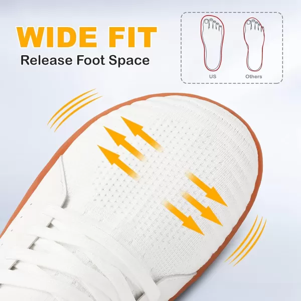 LeIsfIt Womens Walking Shoes Wide Toe Barefoot Shoes Minimalist Zero Drop Shoes Breathable Fashion Sneakers