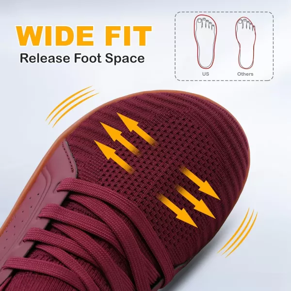 LeIsfIt Womens Walking Shoes Wide Toe Barefoot Shoes Minimalist Zero Drop Shoes Breathable Fashion Sneakers