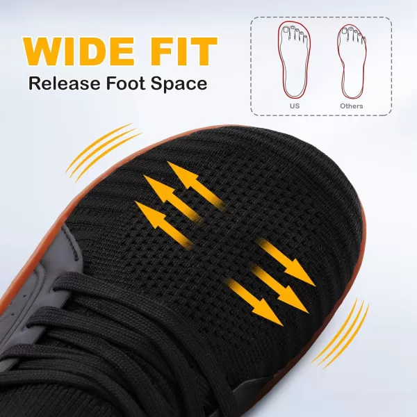 LeIsfIt Womens Walking Shoes Wide Toe Barefoot Shoes Minimalist Zero Drop Shoes Breathable Fashion Sneakers