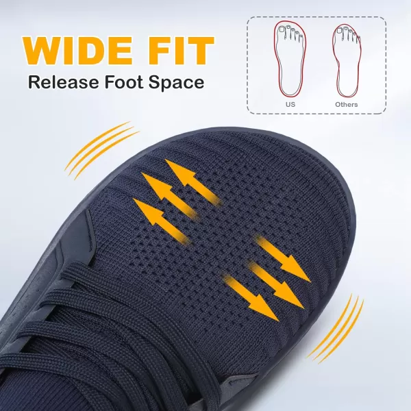LeIsfIt Womens Walking Shoes Wide Toe Barefoot Shoes Minimalist Zero Drop Shoes Breathable Fashion Sneakers