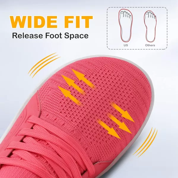 LeIsfIt Womens Walking Shoes Wide Toe Barefoot Shoes Minimalist Zero Drop Shoes Breathable Fashion Sneakers