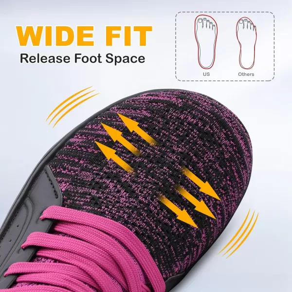 LeIsfIt Womens Walking Shoes Wide Toe Barefoot Shoes Minimalist Zero Drop Shoes Breathable Fashion Sneakers
