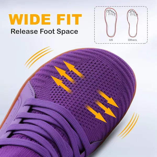 LeIsfIt Womens Walking Shoes Wide Toe Barefoot Shoes Minimalist Zero Drop Shoes Breathable Fashion Sneakers