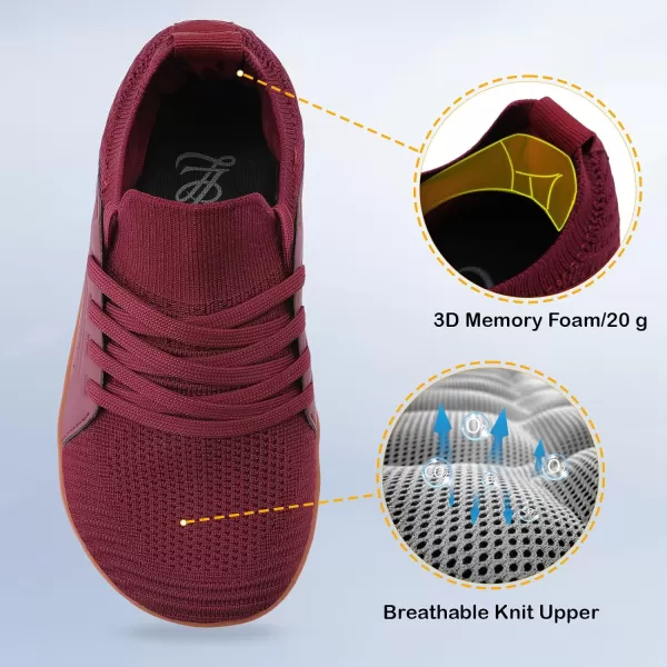 LeIsfIt Womens Walking Shoes Wide Toe Barefoot Shoes Minimalist Zero Drop Shoes Breathable Fashion Sneakers