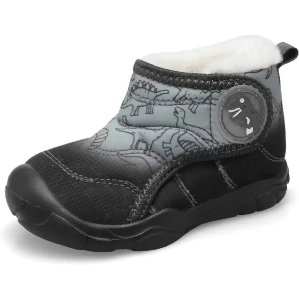 LeIsfIt Toddler Boots Girls Boys Winter Boots Cozy Fleece Snow Boots Indoor Outdoor Warm Shoes