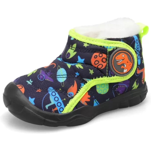 LeIsfIt Toddler Boots Girls Boys Winter Boots Cozy Fleece Snow Boots Indoor Outdoor Warm Shoes