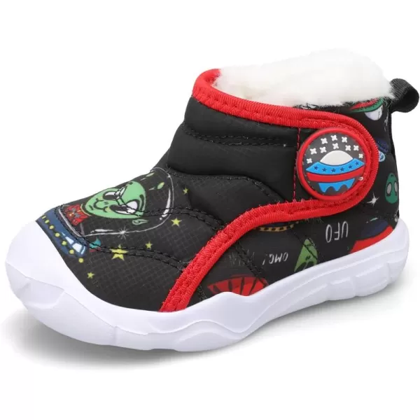 LeIsfIt Toddler Boots Girls Boys Winter Boots Cozy Fleece Snow Boots Indoor Outdoor Warm Shoes