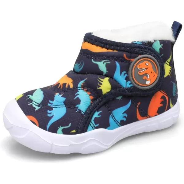 LeIsfIt Toddler Boots Girls Boys Winter Boots Cozy Fleece Snow Boots Indoor Outdoor Warm Shoes