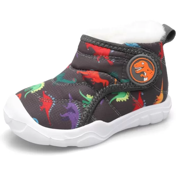 LeIsfIt Toddler Boots Girls Boys Winter Boots Cozy Fleece Snow Boots Indoor Outdoor Warm Shoes