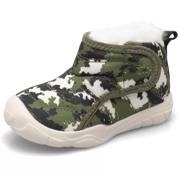 LeIsfIt Toddler Boots Girls Boys Winter Boots Cozy Fleece Snow Boots Indoor Outdoor Warm Shoes