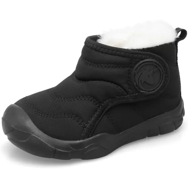 LeIsfIt Toddler Boots Girls Boys Winter Boots Cozy Fleece Snow Boots Indoor Outdoor Warm Shoes