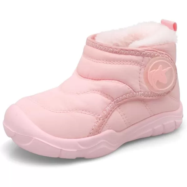 LeIsfIt Toddler Boots Girls Boys Winter Boots Cozy Fleece Snow Boots Indoor Outdoor Warm Shoes