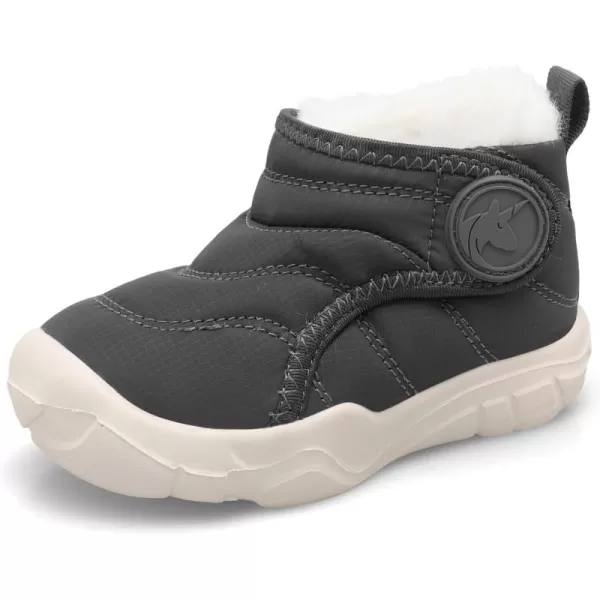 LeIsfIt Toddler Boots Girls Boys Winter Boots Cozy Fleece Snow Boots Indoor Outdoor Warm Shoes