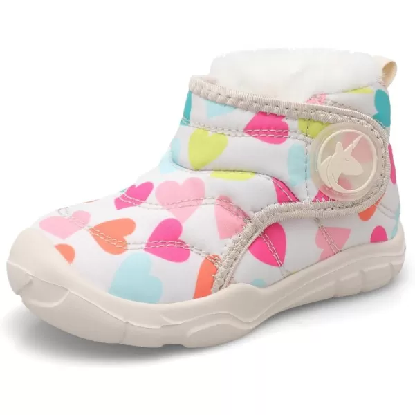 LeIsfIt Toddler Boots Girls Boys Winter Boots Cozy Fleece Snow Boots Indoor Outdoor Warm Shoes