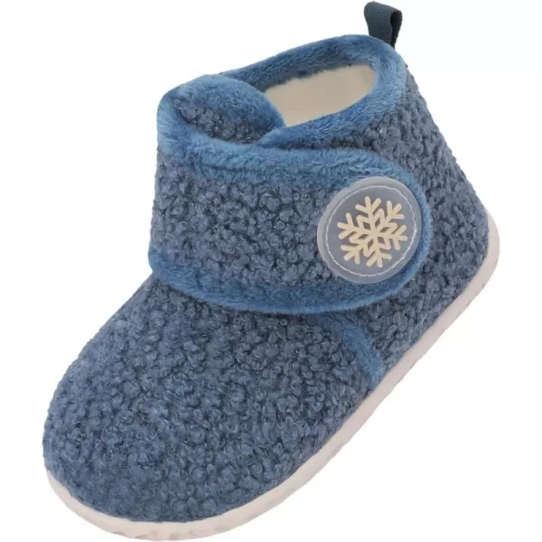 LeIsfIt Toddler Slippers Boys Girls House Slippers Kids Winter Boots Warm Lightweight House Shoes with Non-Slip Sole
