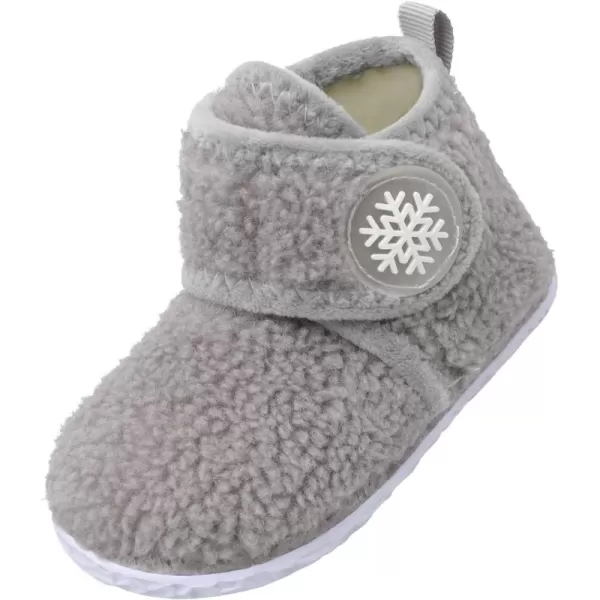 LeIsfIt Toddler Slippers Boys Girls House Slippers Kids Winter Boots Warm Lightweight House Shoes with Non-Slip Sole