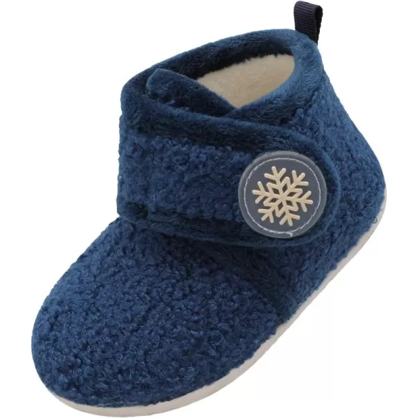 LeIsfIt Toddler Slippers Boys Girls House Slippers Kids Winter Boots Warm Lightweight House Shoes with Non-Slip Sole