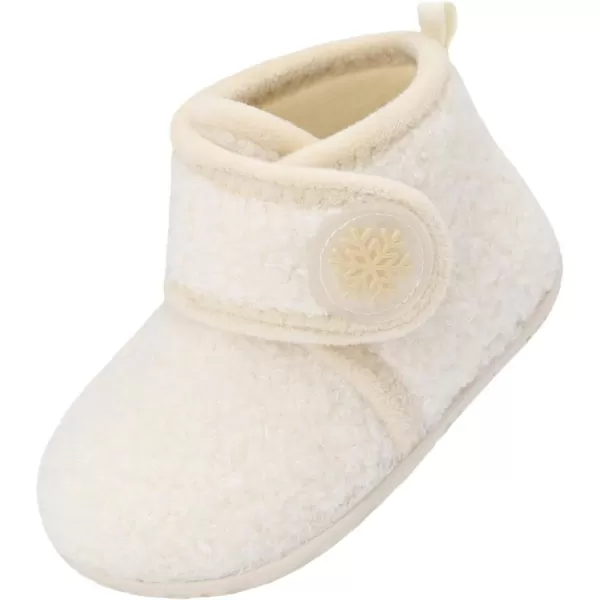 LeIsfIt Toddler Slippers Boys Girls House Slippers Kids Winter Boots Warm Lightweight House Shoes with Non-Slip Sole
