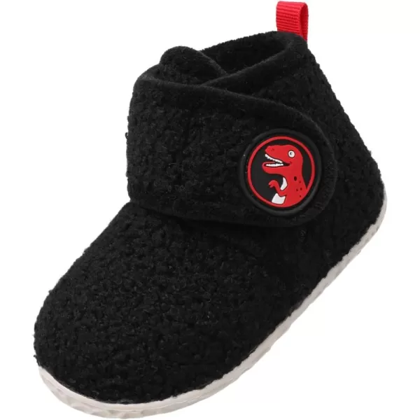 LeIsfIt Toddler Slippers Boys Girls House Slippers Kids Winter Boots Warm Lightweight House Shoes with Non-Slip Sole