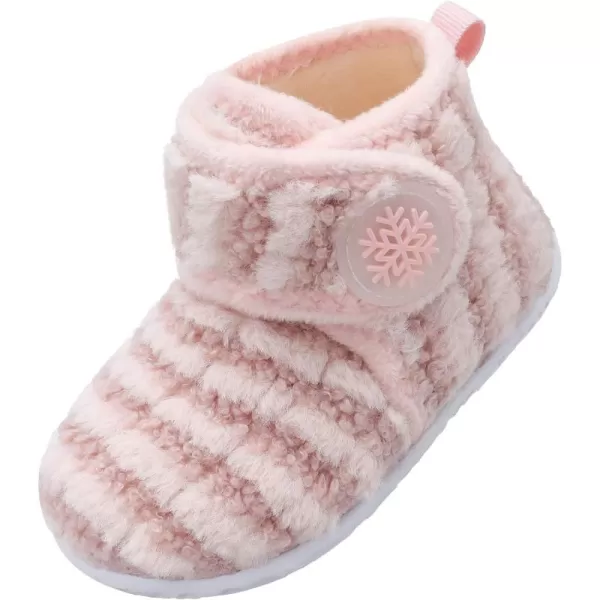 LeIsfIt Toddler Slippers Boys Girls House Slippers Kids Winter Boots Warm Lightweight House Shoes with Non-Slip Sole