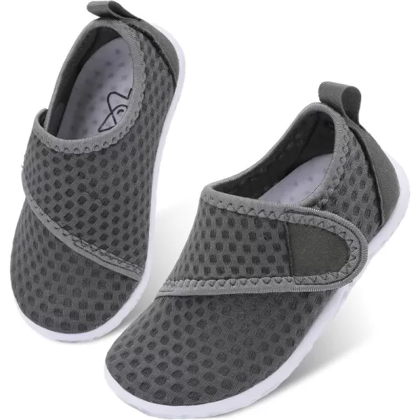 LeIsfIt Toddler Water Shoes Boys Girls Aqua Socks Kids Breathable Swim Shoes Non-Slip Barefoot Beach Shoes