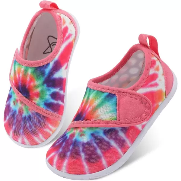 LeIsfIt Toddler Water Shoes Boys Girls Aqua Socks Kids Breathable Swim Shoes Non-Slip Barefoot Beach Shoes