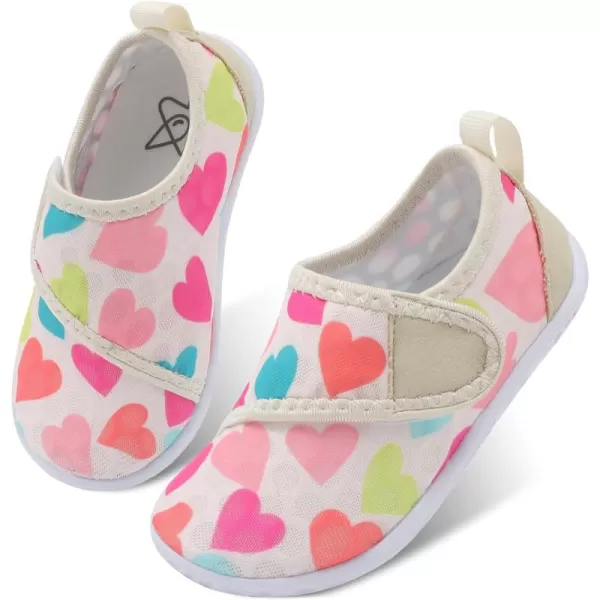 LeIsfIt Toddler Water Shoes Boys Girls Aqua Socks Kids Breathable Swim Shoes Non-Slip Barefoot Beach Shoes