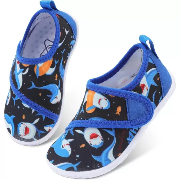 LeIsfIt Toddler Water Shoes Boys Girls Aqua Socks Kids Breathable Swim Shoes Non-Slip Barefoot Beach Shoes