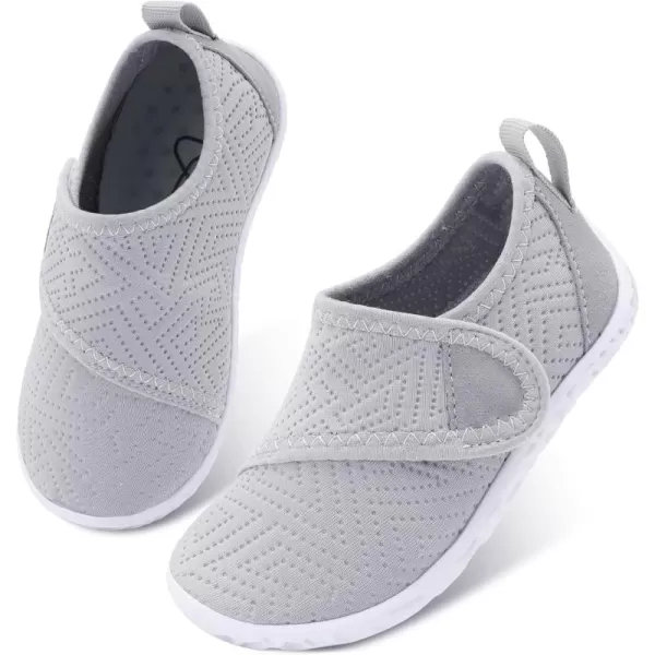 LeIsfIt Toddler Water Shoes Boys Girls Aqua Socks Kids Breathable Swim Shoes Non-Slip Barefoot Beach Shoes