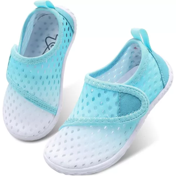 LeIsfIt Toddler Water Shoes Boys Girls Aqua Socks Kids Breathable Swim Shoes Non-Slip Barefoot Beach Shoes