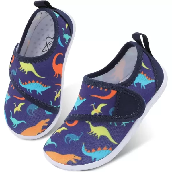 LeIsfIt Toddler Water Shoes Boys Girls Aqua Socks Kids Breathable Swim Shoes Non-Slip Barefoot Beach Shoes