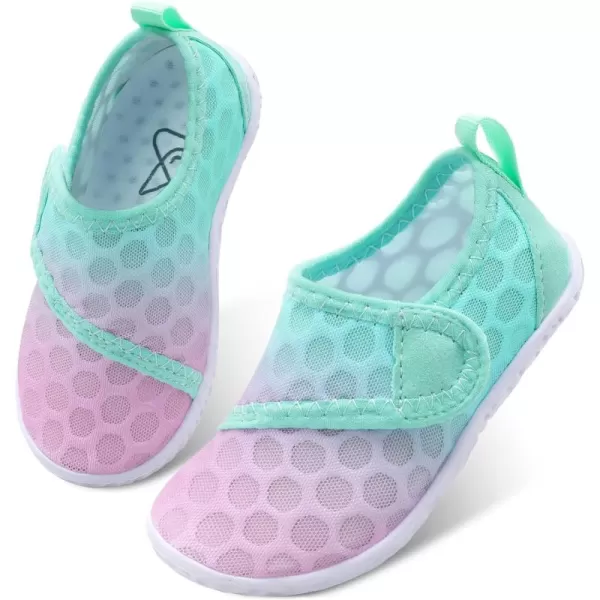 LeIsfIt Toddler Water Shoes Boys Girls Aqua Socks Kids Breathable Swim Shoes Non-Slip Barefoot Beach Shoes