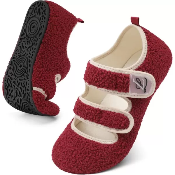 LeIsfIt Womens Mens Slippers Soft House Slippers Warm Fuzzy House Shoes Slipper Socks with Rubber Sole