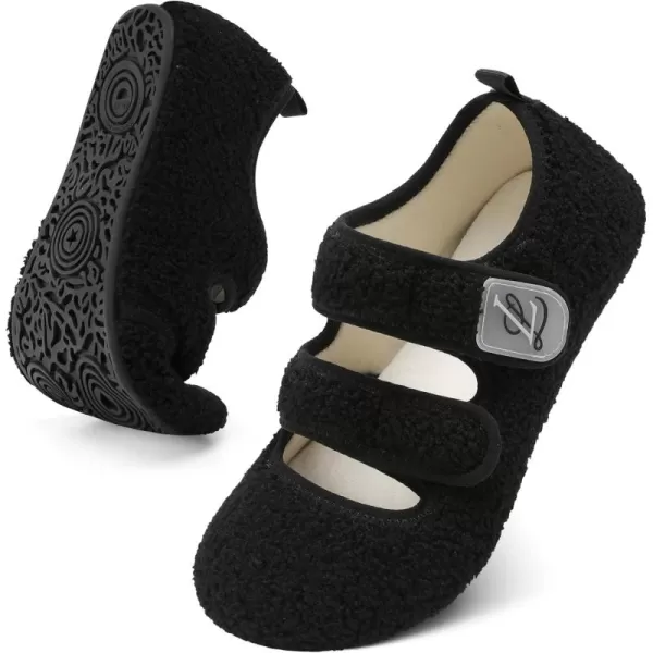 LeIsfIt Womens Mens Slippers Soft House Slippers Warm Fuzzy House Shoes Slipper Socks with Rubber Sole