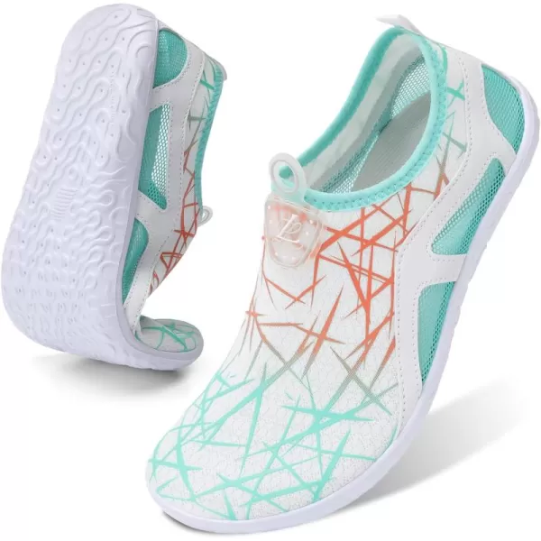 LeIsfIt Womens Mens Water Shoes Barefoot Quick-Dry Aqua Socks Slip-on Swim Beach Shoes for Surf Pool River Yoga