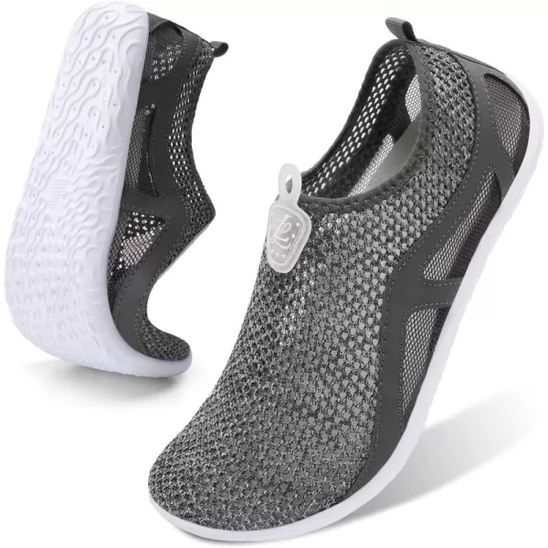 LeIsfIt Womens Mens Water Shoes Barefoot Quick-Dry Aqua Socks Slip-on Swim Beach Shoes for Surf Pool River Yoga