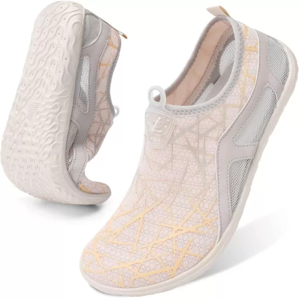 LeIsfIt Womens Mens Water Shoes Barefoot Quick-Dry Aqua Socks Slip-on Swim Beach Shoes for Surf Pool River Yoga