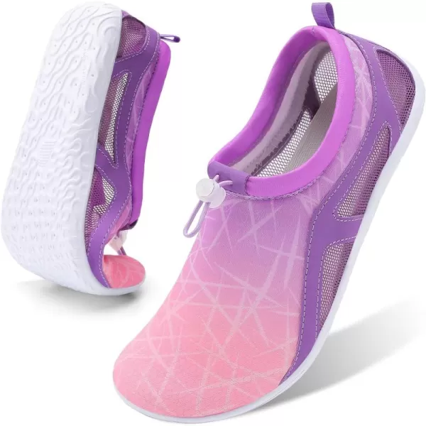 LeIsfIt Womens Mens Water Shoes Barefoot Quick-Dry Aqua Socks Slip-on Swim Beach Shoes for Surf Pool River Yoga