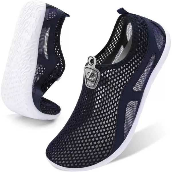 LeIsfIt Womens Mens Water Shoes Barefoot Quick-Dry Aqua Socks Slip-on Swim Beach Shoes for Surf Pool River Yoga