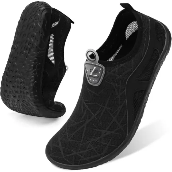 LeIsfIt Womens Mens Water Shoes Barefoot Quick-Dry Aqua Socks Slip-on Swim Beach Shoes for Surf Pool River Yoga