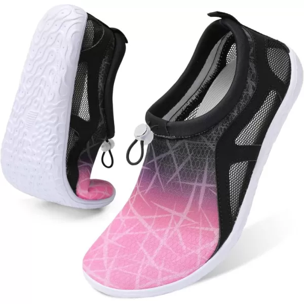 LeIsfIt Womens Mens Water Shoes Barefoot Quick-Dry Aqua Socks Slip-on Swim Beach Shoes for Surf Pool River Yoga